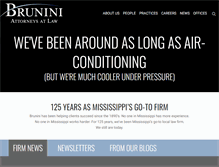 Tablet Screenshot of brunini.com